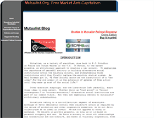 Tablet Screenshot of mutualist.org